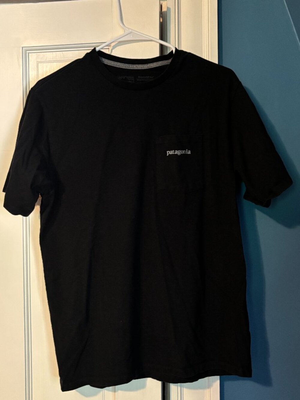 Black Patagonia t-shirt in excellent condition